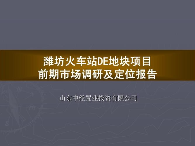 無憂文檔 所有分類 經管營銷 經濟/市場 房地產策劃案例:火車站de地塊